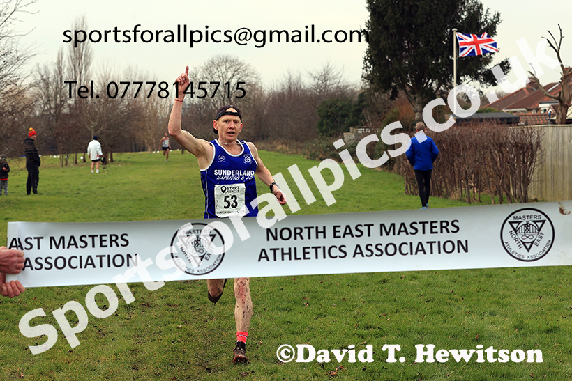Mens 35s to 64s and, 2025 NEMAA Cross Country Champs., Acklam, Middlesbrough. Photo: David T. Hewitson/Sports for All Pics